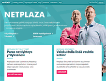 Tablet Screenshot of netplaza.fi